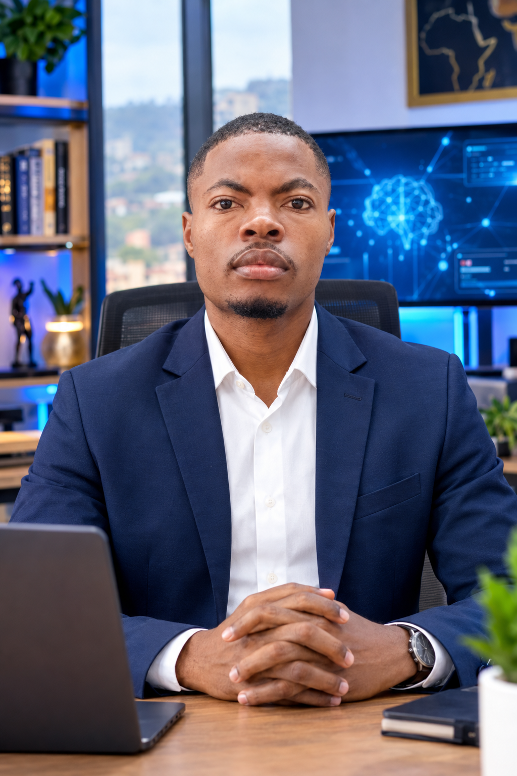 Joseph Eba Eba, fondateur de EBA IA Studio Créatif